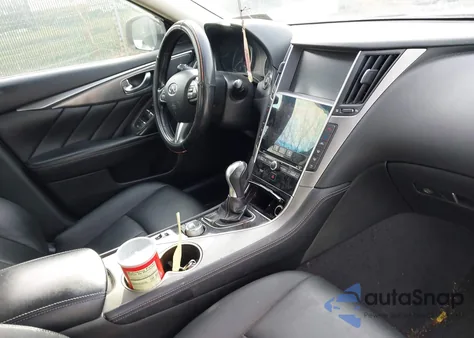 2017 Infiniti Q50 2.0T Base z USA, uszkodzony, nr VIN JN1CV7AR2HM681676